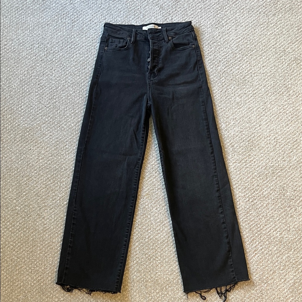 Elegant Black Straight Leg Women's Jeans
